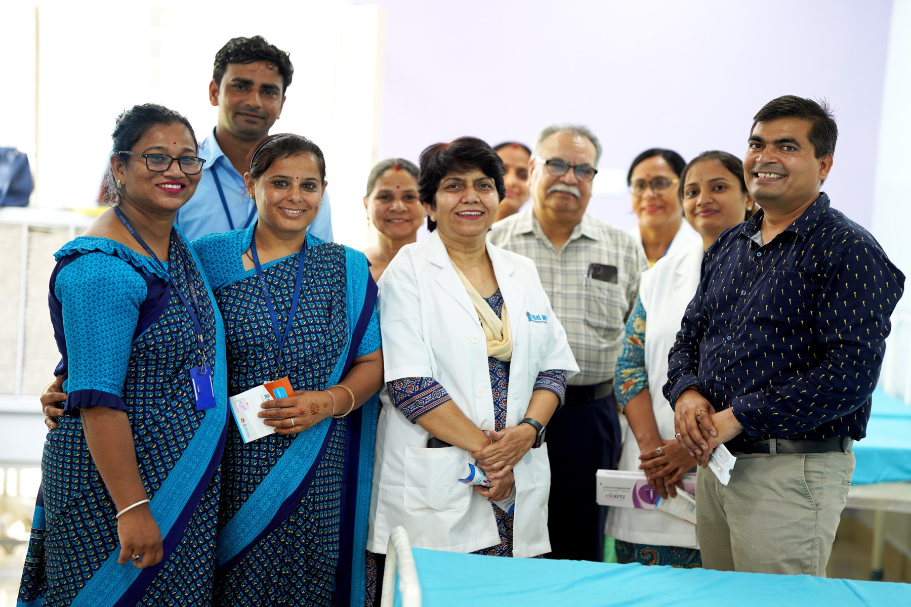 FRHS India team members standing together